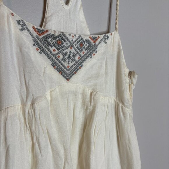 Quiksilver Chula Vista Embroidered Ivory Maxi Dress - Picture 3 of 7